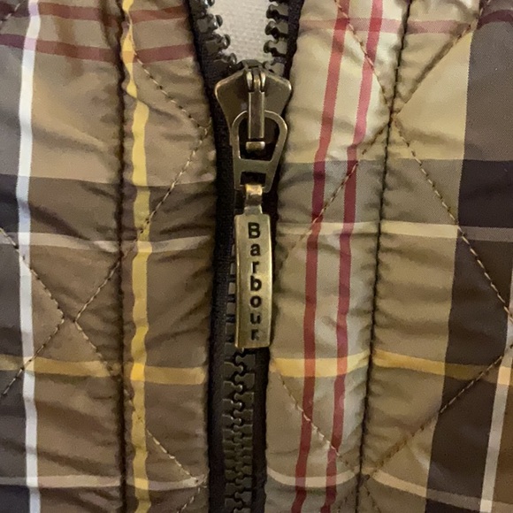 Barbour plaid polar quilt jacket Size 10 - Picture 2 of 8